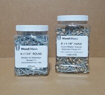 Round Washer Head Screws  Small Jars