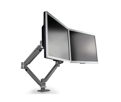 Silver Xtend Dual Monitor Arm