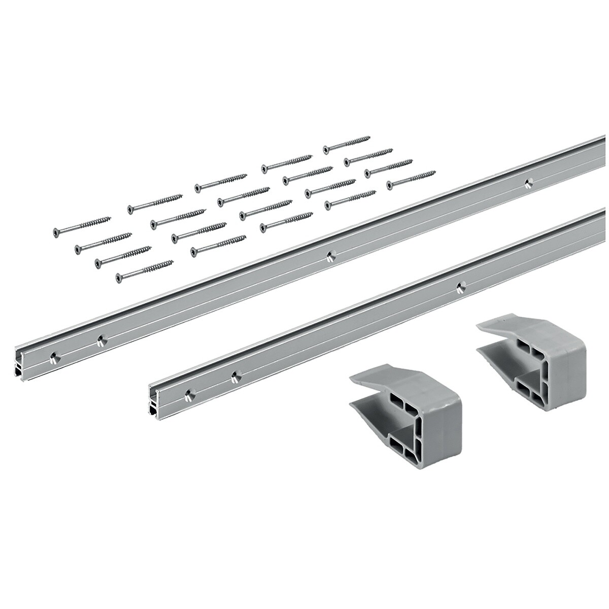 SlideLine M OVERLAY Profile sets: 2 profiles, Profile height 16 mm, Length 2500 mm