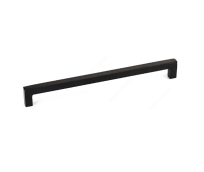 Traditional Forged Pull 320mm CC Matte Black Iron Pull