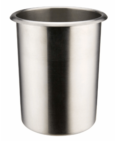 Winco - BAM 2, 2qrt High Quality Rolled Lip Stainless Steel Bain Marie Pot