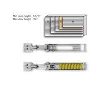 WIND (D) Min. Door Height 8-5/8" & Max. Door Height 24"