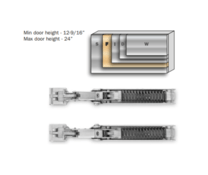 WIND (F) Min. Door Height 12-9/16" & Max. Door Height 24"